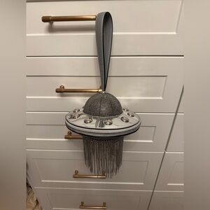 Silver UFO-Inspired Kate Spade Handbag